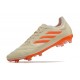 Crampons adidas Copa Pure.1 FG Blanc Cassé Orange Solaire Equipe