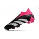 adidas Predator Accuracy+ FG Chaussure Noir Blanc Rose Equipe Choc