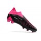 adidas Predator Accuracy+ FG Chaussure Noir Blanc Rose Equipe Choc
