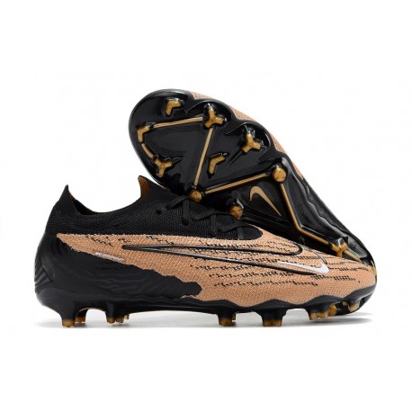 Nike Phantom GX Gripknit Elite FG Marron Noir