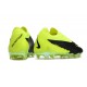 Chaussure Nike Phantom GX Elite FG Noir Volt Blanc Bleu Lumière