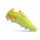Chaussure Nike Phantom GX Elite FG Vert Jaune Noir