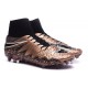 Chaussures 2015 Nouvelle Nike Hypervenom Phantom II FG ACC Or Noir Blanc
