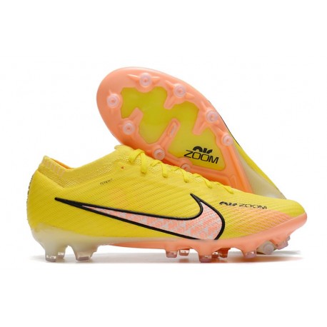 Chaussure Nike Zoom Mercurial Vapor XV Elite AG &nbsp;Lucent - Jaune Crépuscule Barely Grape