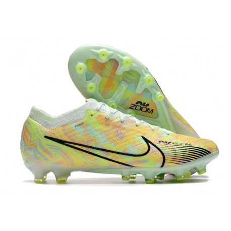 Chaussure Nike Zoom Mercurial Vapor XV Elite AG Bonded - Vert Bleu Orange