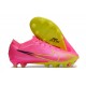 Chaussure Nike Zoom Mercurial Vapor XV Elite AG Rose Jaune