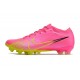 Chaussure Nike Zoom Mercurial Vapor XV Elite AG Rose Jaune