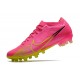 Chaussure Nike Zoom Mercurial Vapor XV Elite AG Rose Jaune