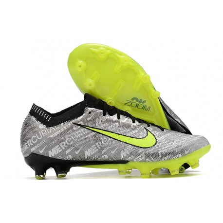 Chaussure Nike Zoom Mercurial Vapor XV Elite AG Gris Jaune