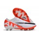Chaussure Nike Zoom Mercurial Vapor XV Elite AG Blanc Cramoisi Vif Noir
