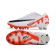 Chaussure Nike Zoom Mercurial Vapor XV Elite AG Blanc Cramoisi Vif Noir