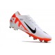 Chaussure Nike Zoom Mercurial Vapor XV Elite AG Blanc Cramoisi Vif Noir