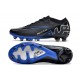 Chaussure Nike Zoom Mercurial Vapor XV Elite AG Noir Chrome Hyper Royal