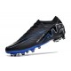 Chaussure Nike Zoom Mercurial Vapor XV Elite AG Noir Chrome Hyper Royal