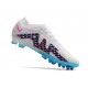 Chaussure Nike Zoom Mercurial Vapor XV Elite AG Blanc Bleu