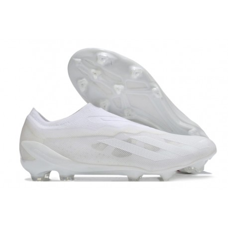 Chaussure adidas X CRAZYFAST.1 LL FG Pearlized - Blanc