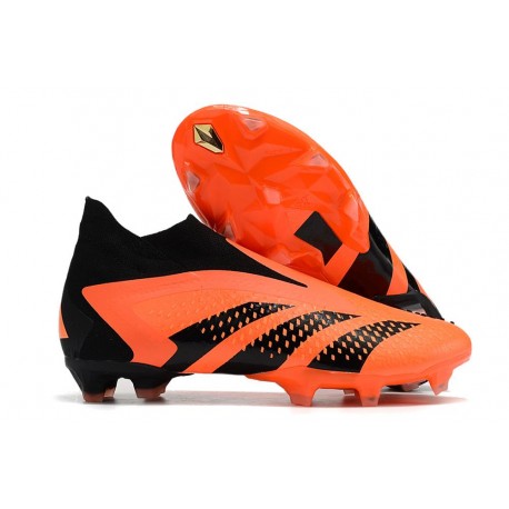adidas Predator Accuracy+ FG Chaussure Orange Solaire Equipe Noir