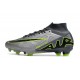Nike Air Zoom Mercurial Superfly Elite IX FG Gris Noir Vert