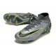 Nike Air Zoom Mercurial Superfly Elite IX FG Gris Noir Vert