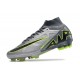 Nike Air Zoom Mercurial Superfly Elite IX FG Gris Noir Vert