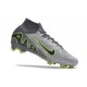 Nike Air Zoom Mercurial Superfly Elite IX FG Gris Noir Vert