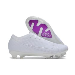 Nike Air Zoom Mercurial Vapor 15 Elite FG Blanc Violet