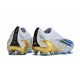 Chaussure adidas X CRAZYFAST.1 LL FG Blanc Bleu Or