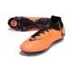 Crampons Nike Phantom Luna Elite FG Orange Noir