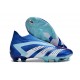 adidas Predator Accuracy+ FG Chaussure Bleu Blanc