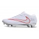 Nike Air Zoom Mercurial Vapor 15 Elite FG Blanc Rouge