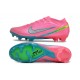 Nike Air Zoom Mercurial Vapor 15 Elite FG Rose Bleu