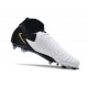 Nike Phantom Luna 2 Elite FG Blanc Noir Pièce Dor Métallique