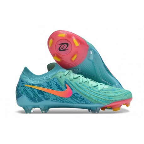 Nike Phantom Luna 2 Elite Low FG Neuf Vert Lueur Noir