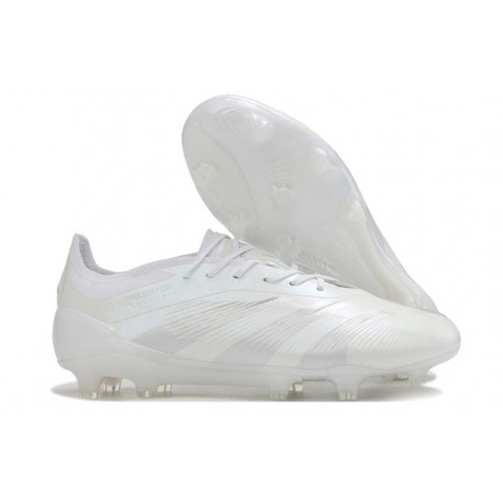 adidas Predator Elite FG Neuf Blanc Argent Mét