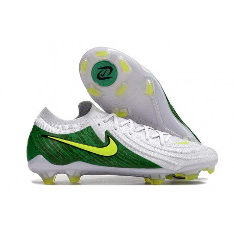 Nike Phantom Luna 2 Elite Low FG Neuf Blanc Vert
