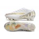 Nike Air Zoom Mercurial Vapor 15 Elite FG Blanc Argent Or