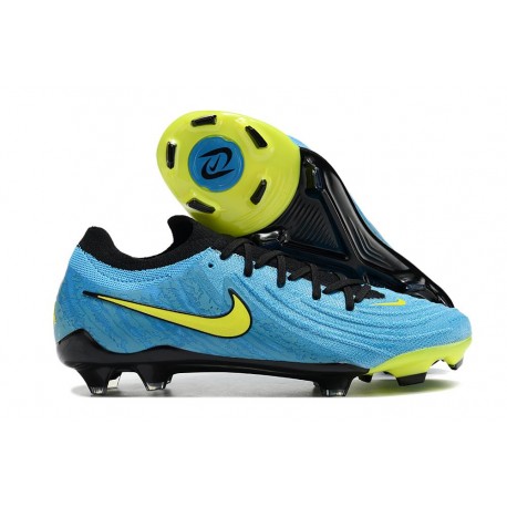 Nike Phantom GX 2 Elite FG Bleu Jaune Noir