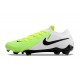 Nike Phantom GX 2 Elite FG Vert Blanc Noir