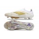 adidas F50+ Gazon Naturel FG Day Spark – Blanc Doré Blanc
