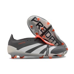 adidas Predator 2024 Elite Tongue FG Noir Blanc Rouge