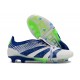 adidas Predator 2024 Elite Tongue FG Blanc Bleu Vert