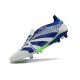 adidas Predator 2024 Elite Tongue FG Blanc Bleu Vert