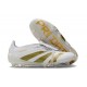 adidas Predator 2024 Elite Tongue FG Blanc Ftwr Or Métallique 