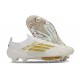 Chaussure adidas F50+ Elite FG Day Spark - Blanc Doré