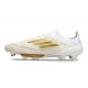 Chaussure adidas F50+ Elite FG Day Spark - Blanc Doré