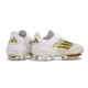 Chaussure adidas F50+ Elite FG Day Spark - Blanc Doré