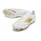 Chaussure adidas F50+ Elite FG Day Spark - Blanc Doré
