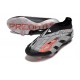 Crampons adidas Predator Elite Laceless FG Noir Argent Rose