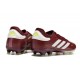 adidas Copa Pure 2+ Elite FG Cuir Rouge Ombre Blanc Jaune Solaire Equipe