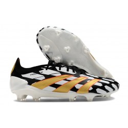 adidas Predator Elite FG Neuf Noir Blanc Or